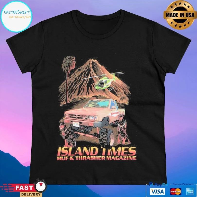 Island Times Huf And Thrasher Magazine T-shirts