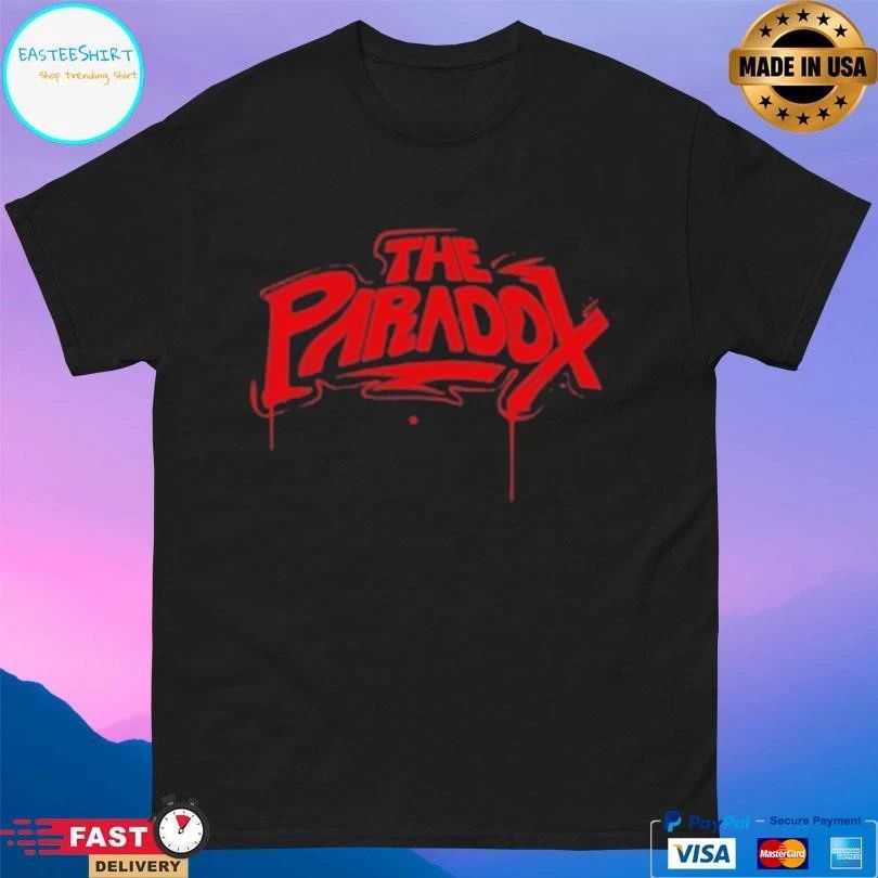 The Paradox Black Spray Paint T-shirts