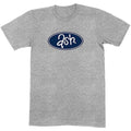 Men's Ash Retro Logo Slim Fit T-shirt Medium Grey