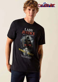 Lady Justice True Crime Serial Killers Confidential Scene Do Not Cross Book Silhouette Statue shirt
