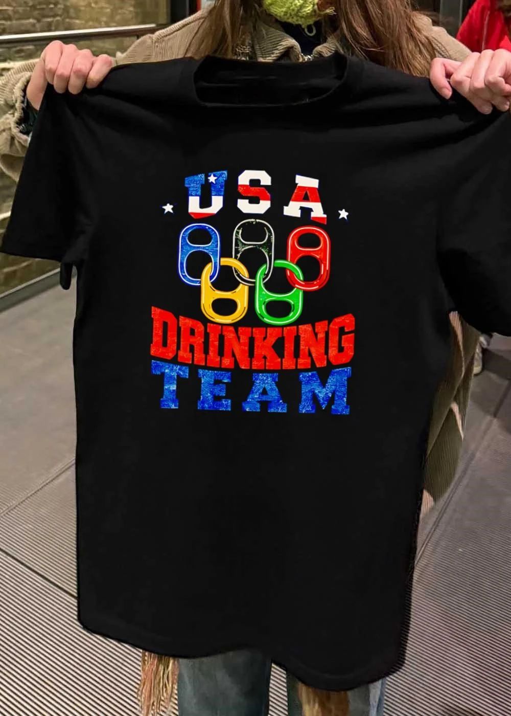 USA Drinking Team Olympic Style Patriotic Apparel Shirt