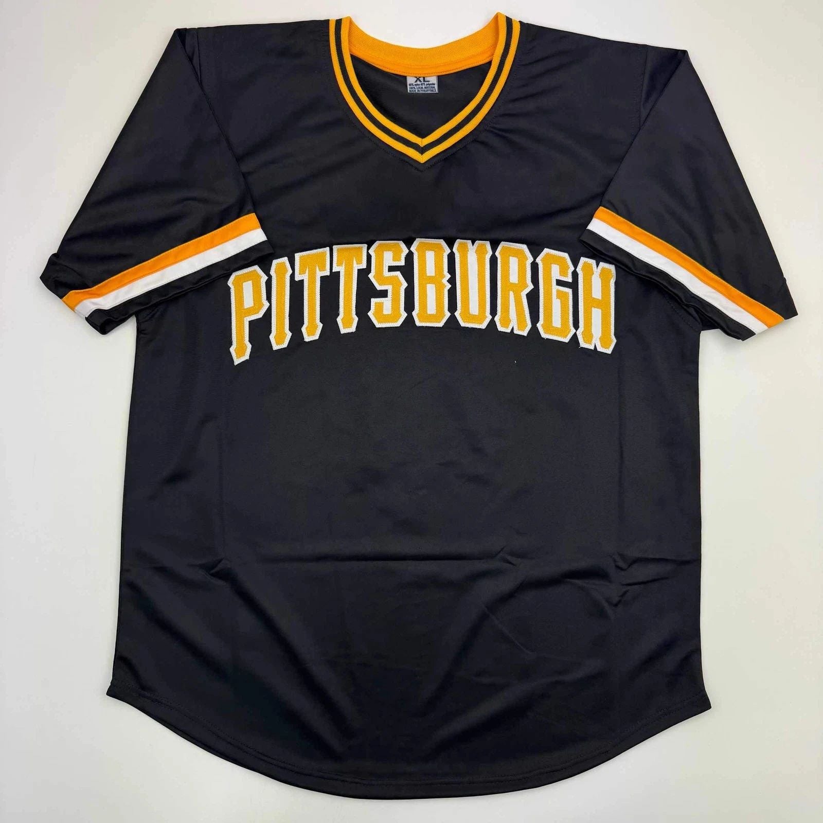 Bill Madlock Pittsburgh Black Football Jersey