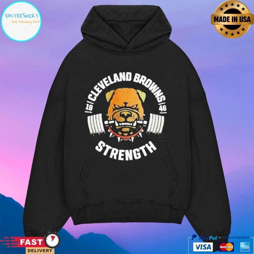 Myles Garrett Bulldog Cleveland Browns Strength 1946 T-shirts