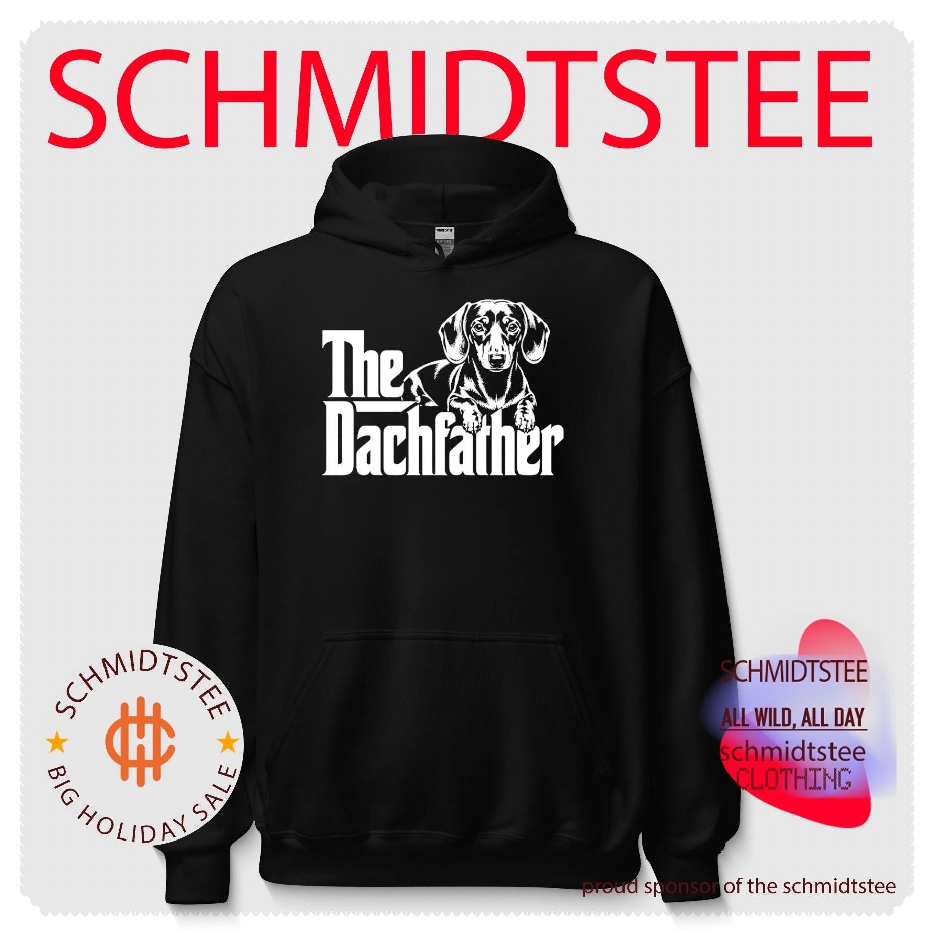 The Dachfather graphic dog vintage shirt