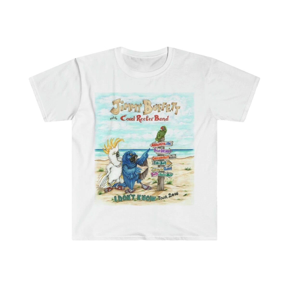 Unisex Soft Cotton T-Shirt. Jimmy Buffett.