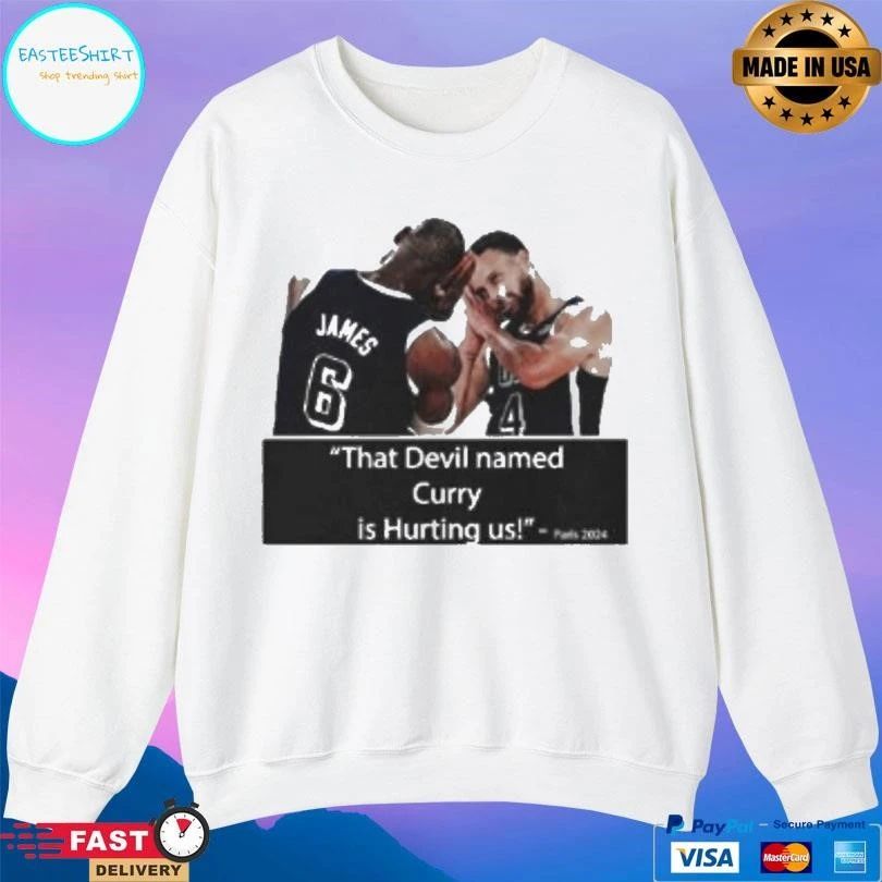 That Devil Named Curry Is Hurting Us Paris 2024 T-shirts