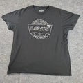 Levi's Shirt Mens Large Black Crew Neck Short Sleeve Graphic Stretch Pullover