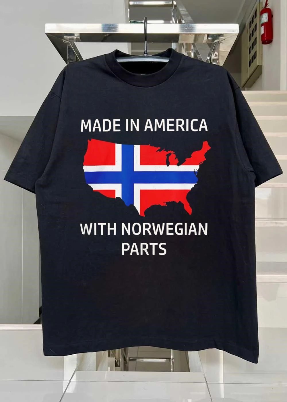 Made in America with Norwegian Parts T-Shirt