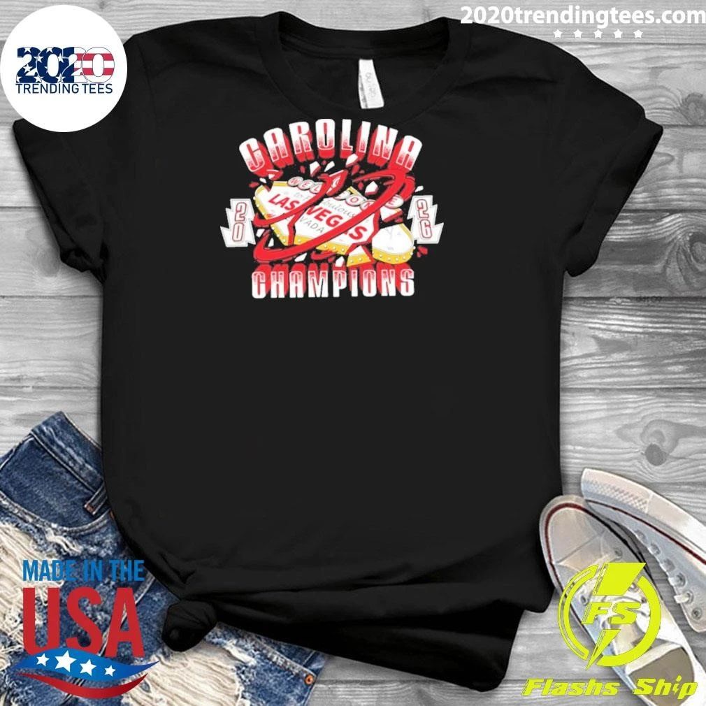 Carolina Hurricanes Champions 2026 Stanley Cup Graphic Shirt