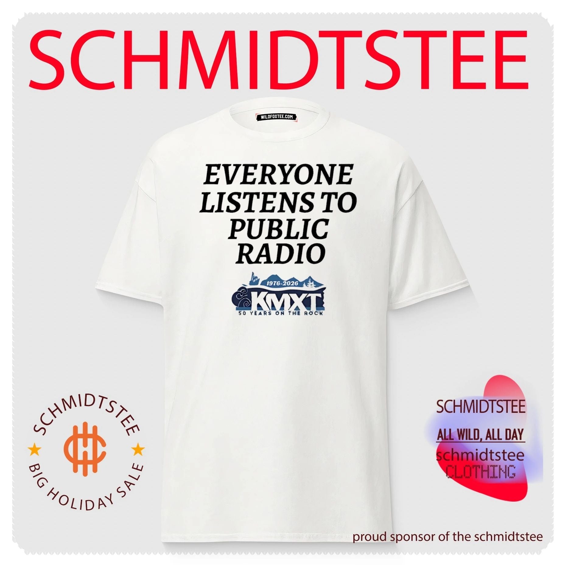 Everyone listens to public radio KMXT shirt