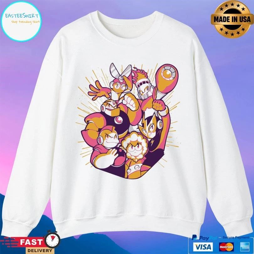 Robot Masters Mega Man T-shirts