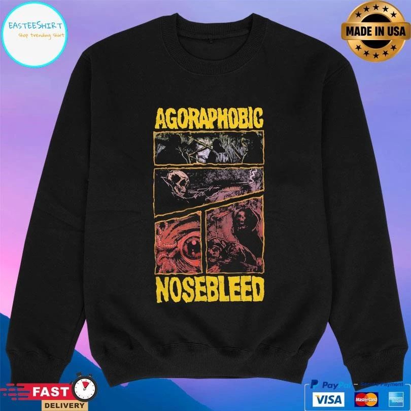 Agoraphobic Nosebleed Dark Comic T-shirts