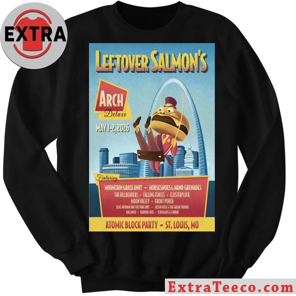 Leftover Salmon’s May 1-2 2026, St. Louis MO Poster Shirt