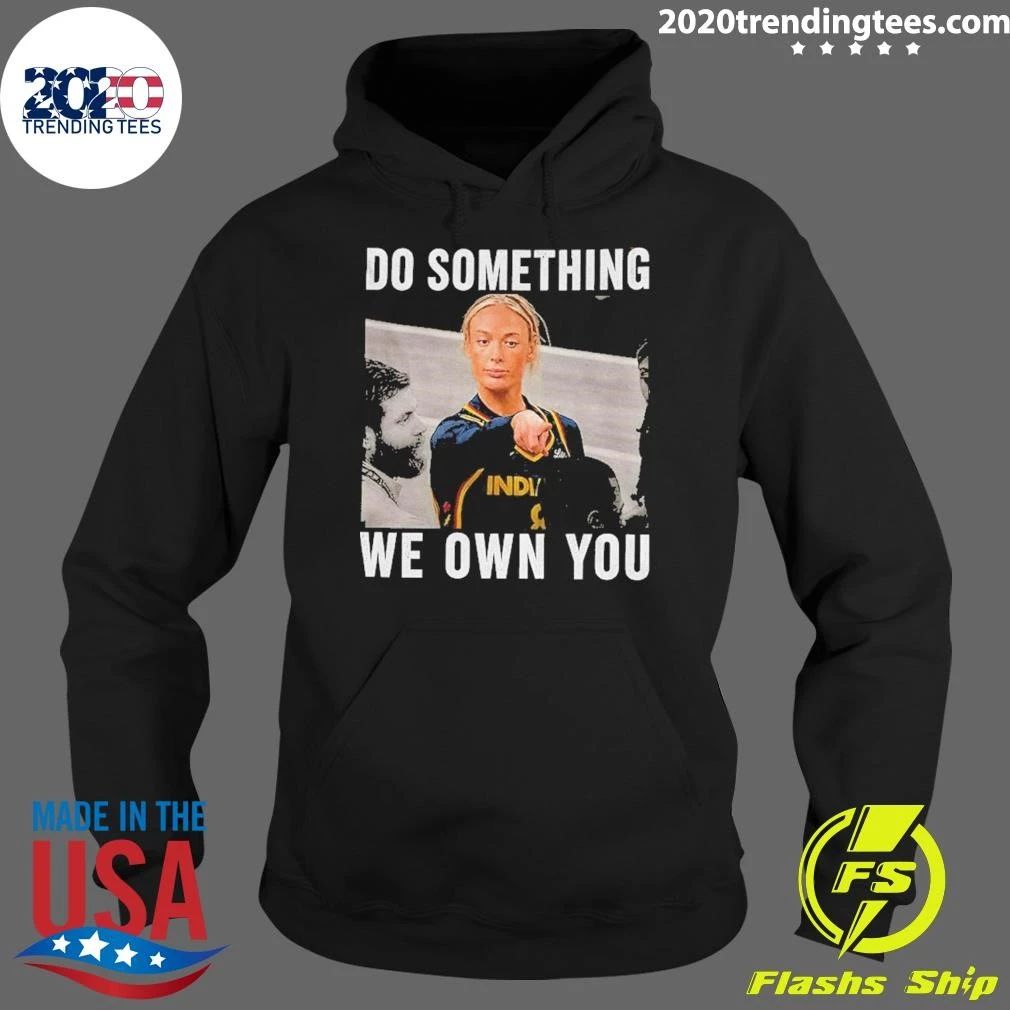 Sophie Cunningham Point God Indiana Fever Wnba 2026 Do Something We Own You Shirt