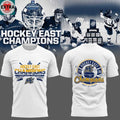 Merrimack Warriors Men’s Hockey East Champions 2026 Logo Two Sided Hoodie Shirts