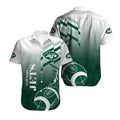 New York Jets Gradient Power Hawaiian Shirt