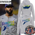 Original Tampa Bay Rays 1998 Devil Rays Throwback Logo Two Sided Graphic T-Shirt