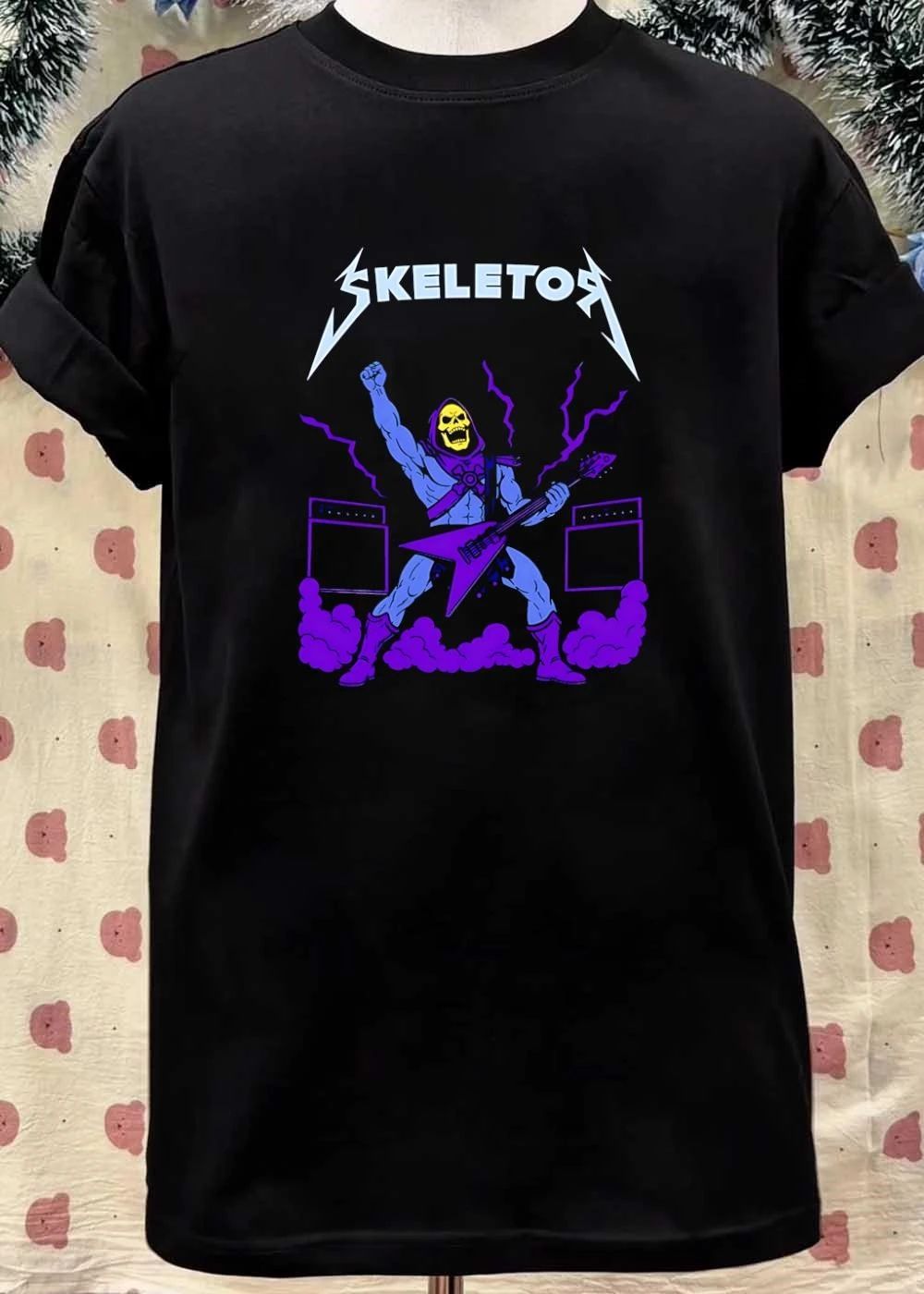 Masters of the Universe Skeletor Playing Guitar SKELETOR Rock Metal shirt