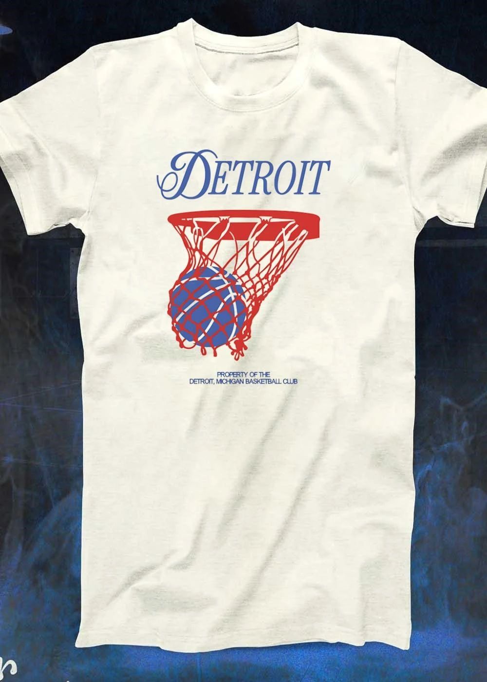 Property of the Detroit Michigan Basketball Club Detroit Basketball Shirt