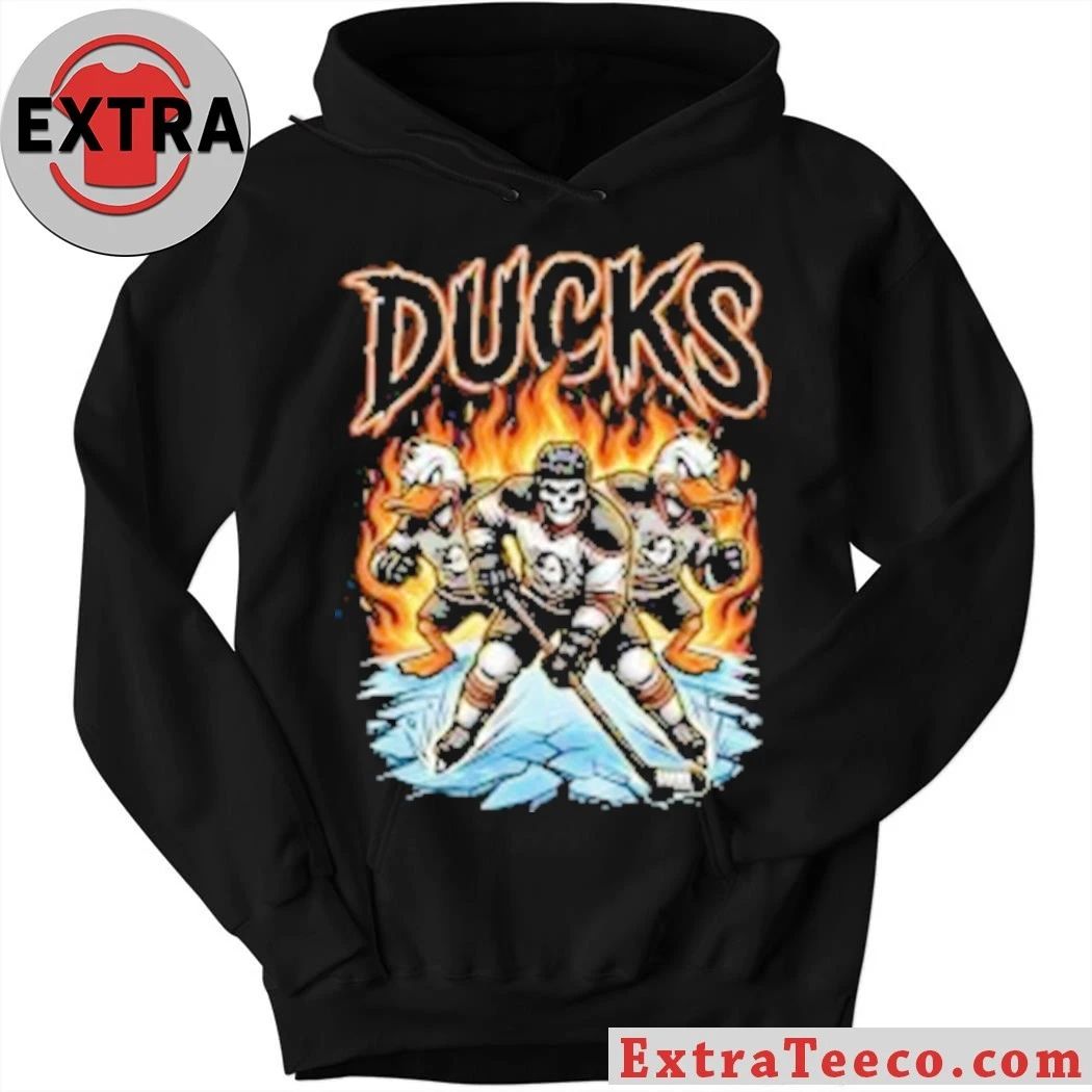 Anaheim Ducks Hockey Skull Shirt