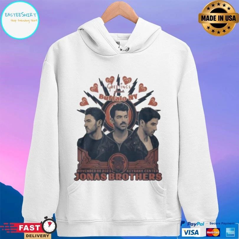 Jonas Brothers Greetings From Your Hometown Buffalo Ny November 06 2023 Keybank Center T-shirts