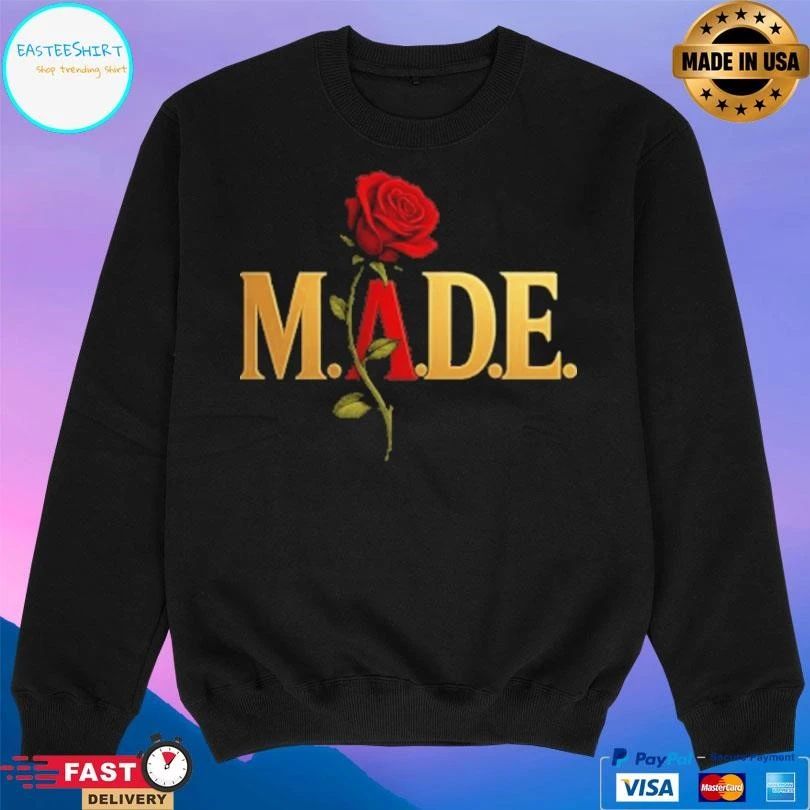M.A.D.E. Rose Logo T-shirts