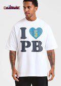 I Heart 5 Pb Turquoise Emblem Bright Golden Typography Shadow shirt