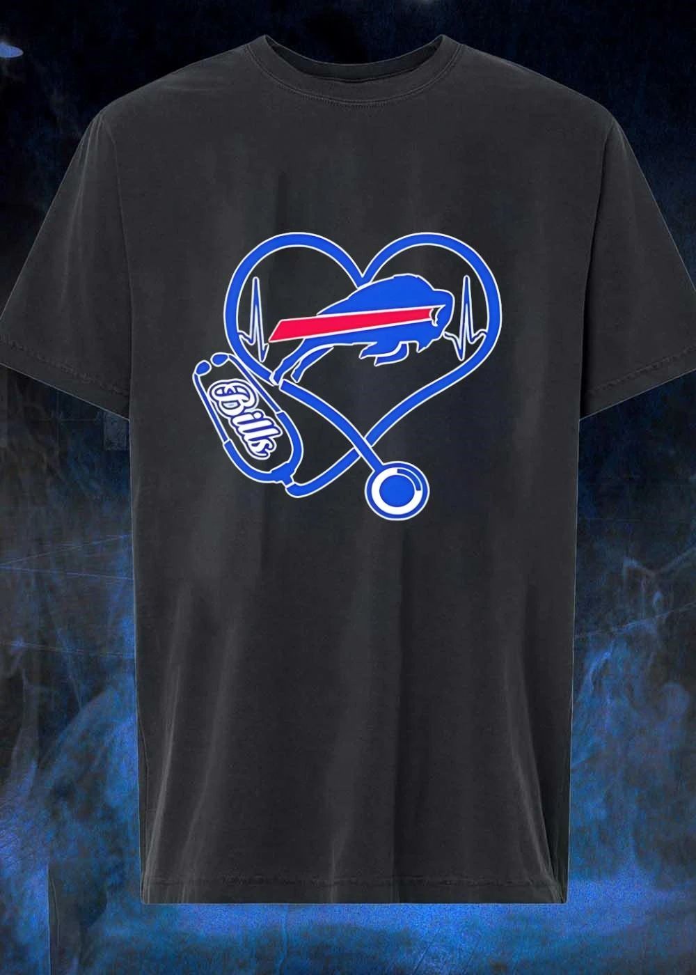 Bills Heartbeat Stethoscope Medical Care Bills T-Shirt