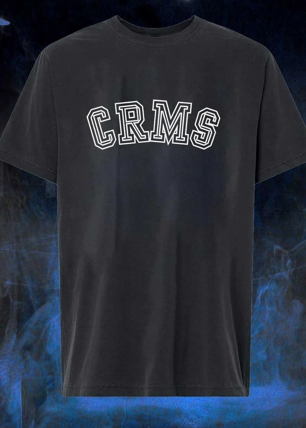 CRMS Varsity Font Black Lettering Custom Team Shirt