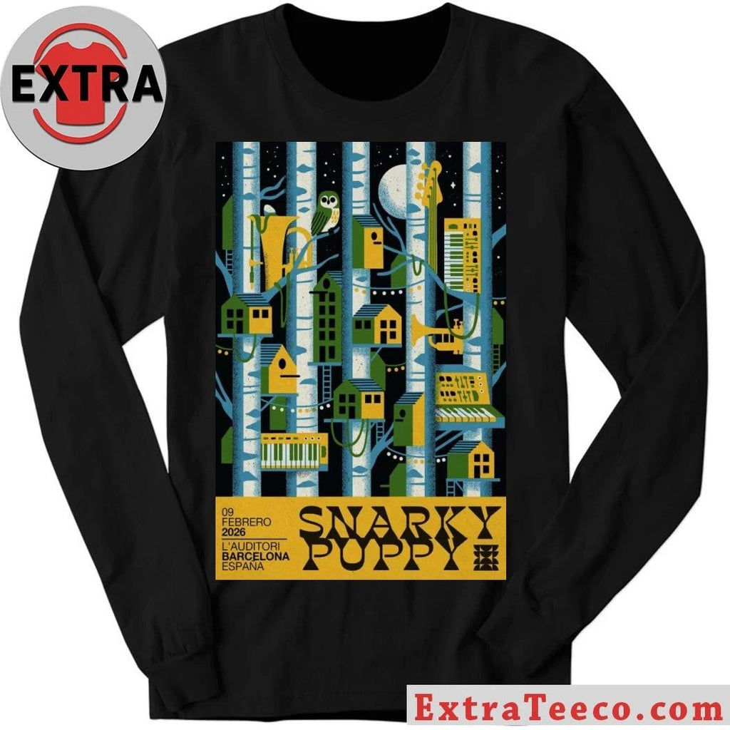 Poster Snarky Puppy At L’Auditori In Barcelona, Spain On Feb 9, 2026 T-Shirt