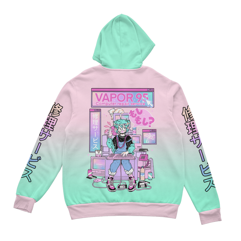 Vapor95 Repair Service Zip Up Hoodie
