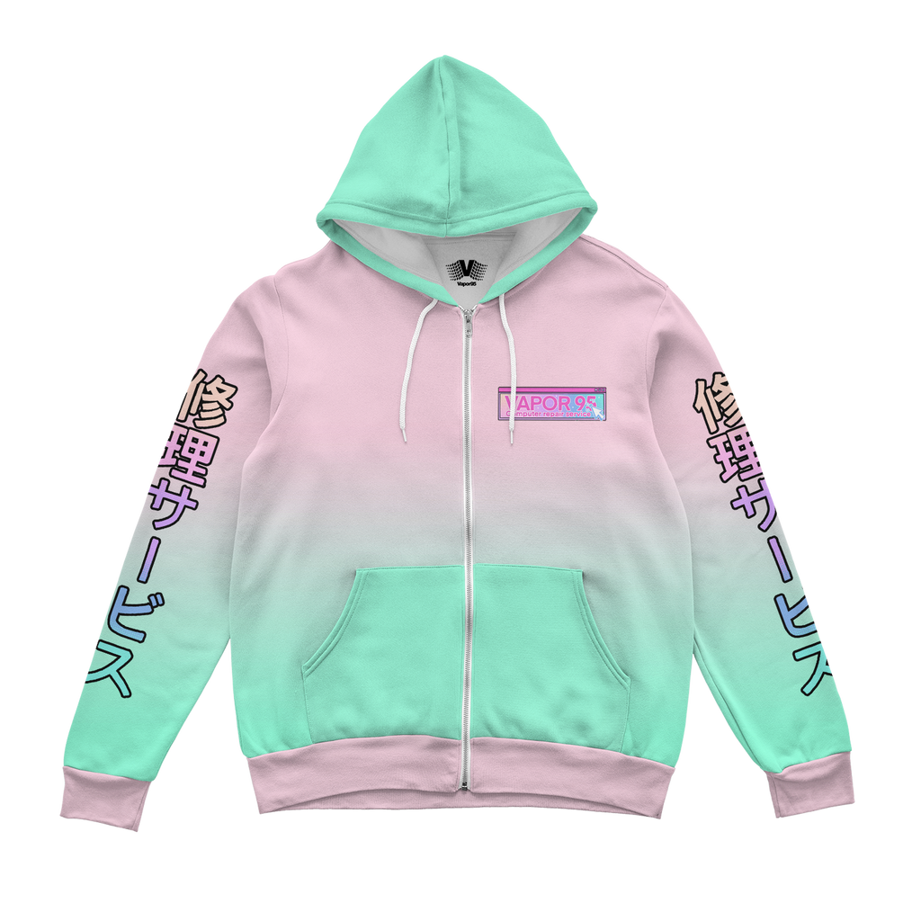 Vapor95 Repair Service Zip Up Hoodie
