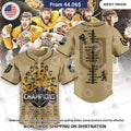 Vegas Golden Knights Stanley Cup Champions 2023 Gold Baseball Jersey