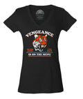 Women's Vengeance is On The Menu Vneck T-Shirt