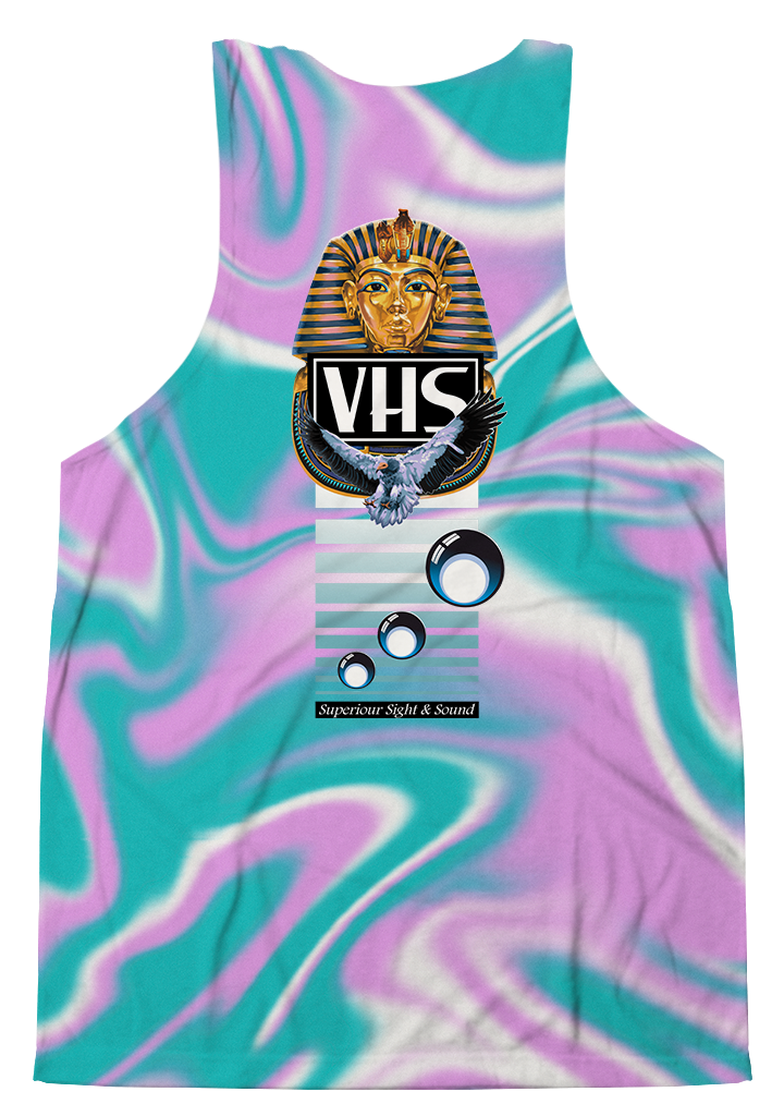 VHS Glyph Tank Top
