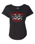 Women's Villain Era Raccoon Scoop Neck T-Shirt