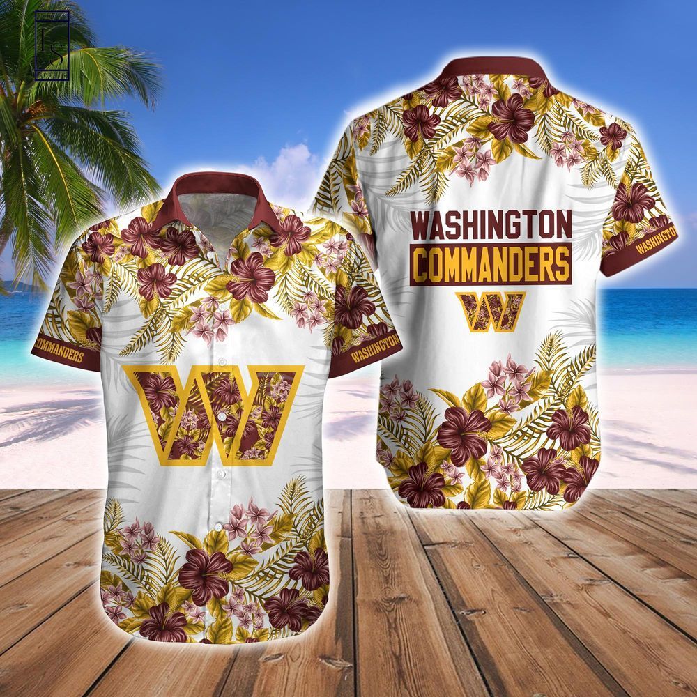 Washington Commanders Hawaiian Shirt Short Combo Set Tropical