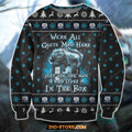 We’Re All Quite Mad Here- Alice In Wonderland 3D Print Ugly Christmas Sweater