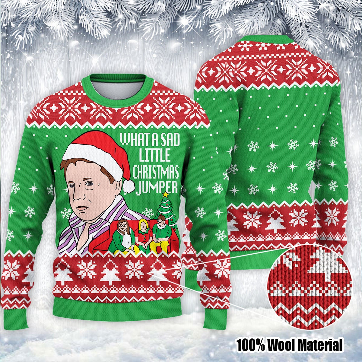 What A Sad Little Christmas Jumper Ugly Christmas Sweater