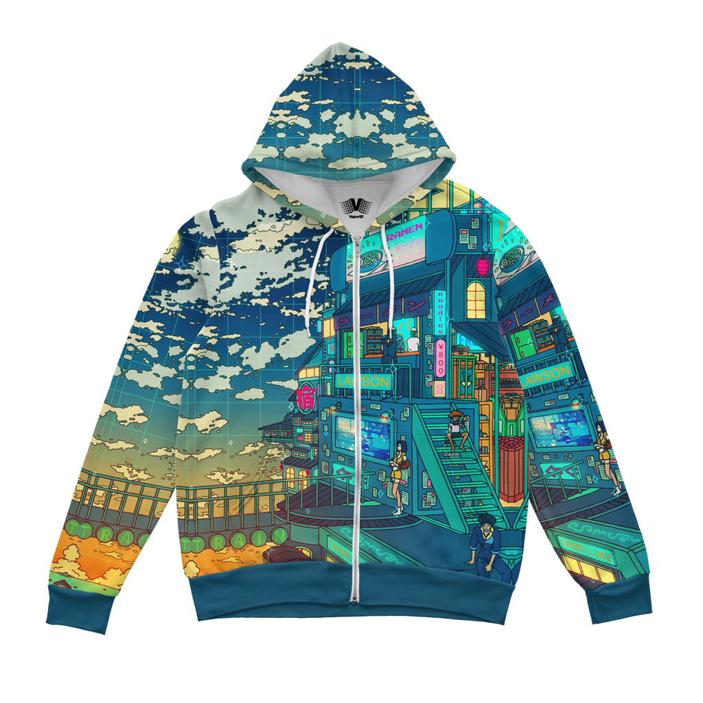 Whatever Happens Zip Up Hoodie