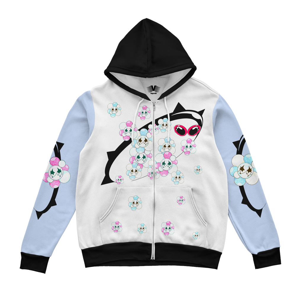 Whatever Man Zip Up Hoodie