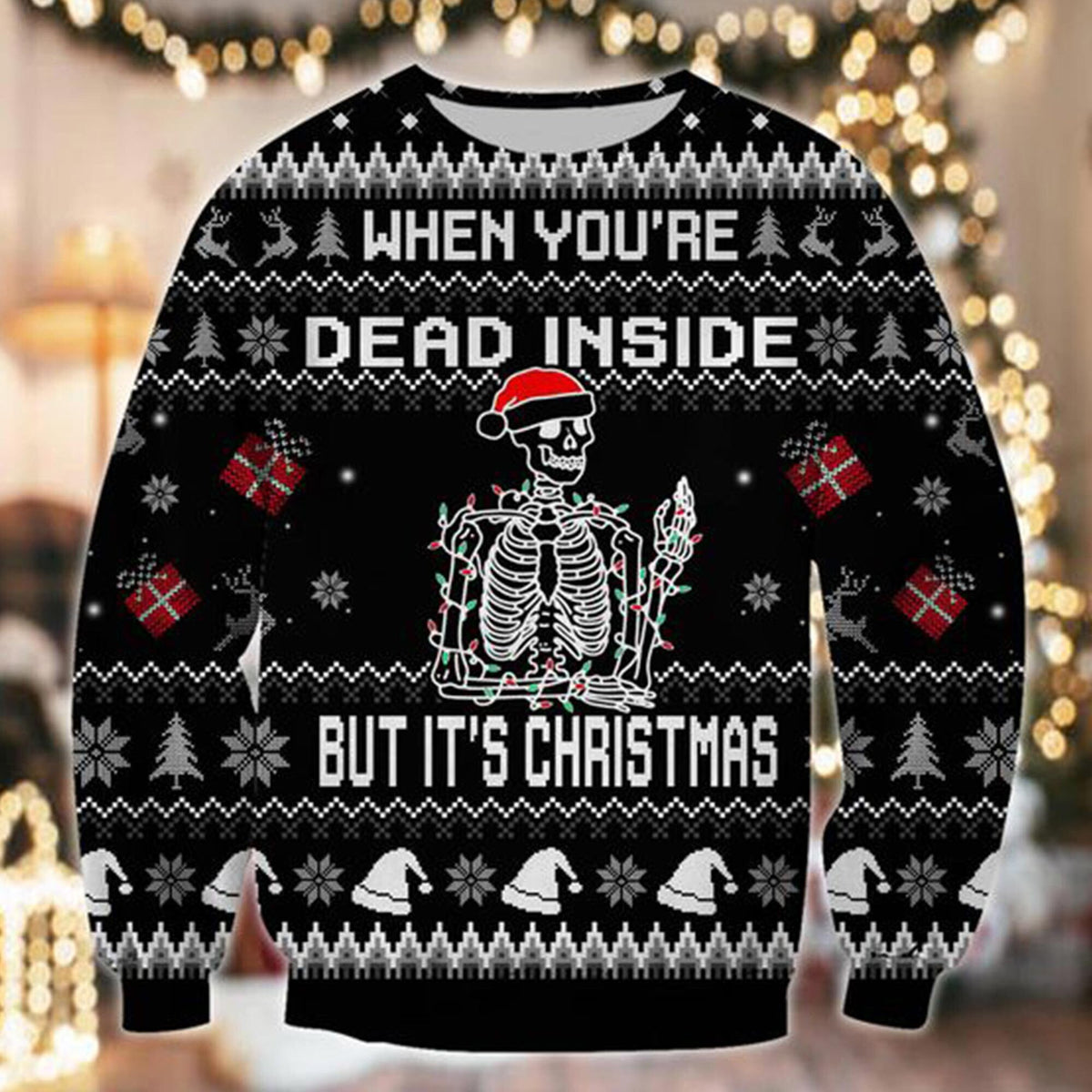 When You’re Dead Inside But It’s Ugly Christmas Sweater