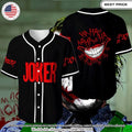 Why So Serious Joker Hahaha Baseball Jersey