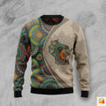 Wisconsin Mandala Ugly Christmas Sweater