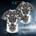 BEST Wolf King Viking Tattoo Baseball Shirt