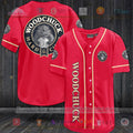 HOT Woodchuck logo red Baseball Jersey Shirt
