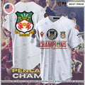 Wrexham AFC 22/23 Champions White Baseball Jersey