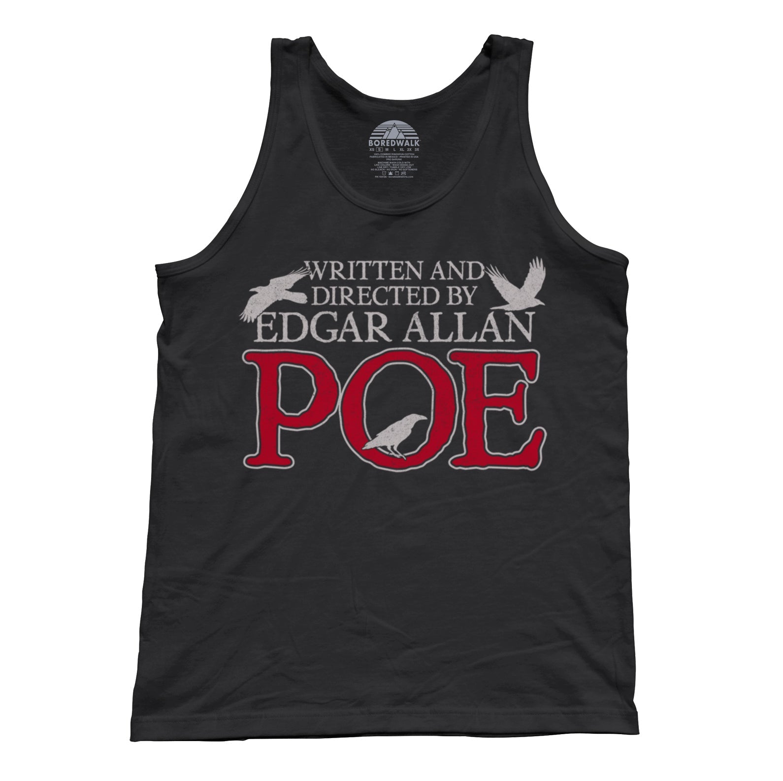 Unisex Written and Directed by Edgar Allan Poe Tank Top