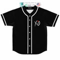 BEST Xo black white Baseball Jersey