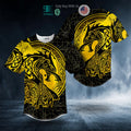 BEST Yellow Viking Wolf Tattoo Baseball Shirt